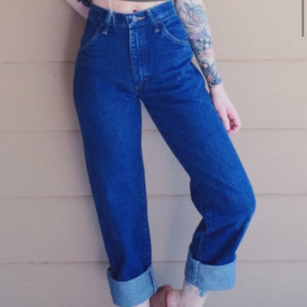 High Waisted Vintage Rustler Mom Jeans SZ 27